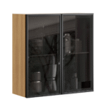 ARMARIO 800 2 PORTAS VIDRO ART