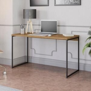 Mesa Industrial 25mm Freijo/Preta 1,36x0,6x0,74