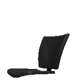 Assento E Encosto B-One S/ Mola Preta