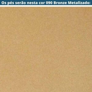 Cadeira de Jantar estofada Viena com pés dourado