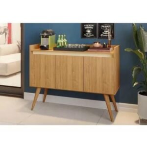 Buffet Gold 3 Portas - Mel/Perola - Primus