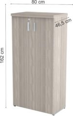 Armário Alto Fechado com 02 Portas – 1,62×0,80×0,46 biancato 40mm