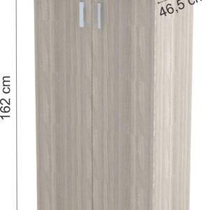 Armário Alto Fechado com 02 Portas – 1,62×0,80×0,46 biancato 40mm