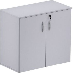 Armário Baixo com 02 Portas light 15mm cinza/cinza  0,80×0,42×0,75m