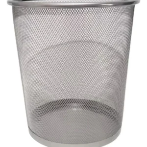 Lixeira Cesto De Ferro Cinza