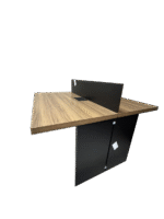 Mesa Plataforma Dupla Star 40mm Inicial malaga/preto 1,20x1,31x0,74