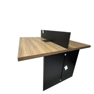 Mesa Plataforma Dupla Star 40mm Inicial malaga/preto 1,20x1,31x0,74