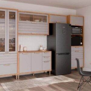 COZINHA MODULADA ELOISE COM VIDRO REFLECTA