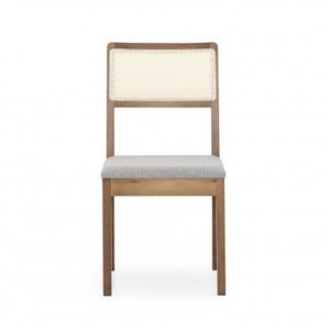 Cadeira de Jantar Tela PVC Natural