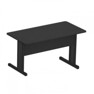 Mesa Escritório light 15mm preta/preta 1,50×0,60x0,74