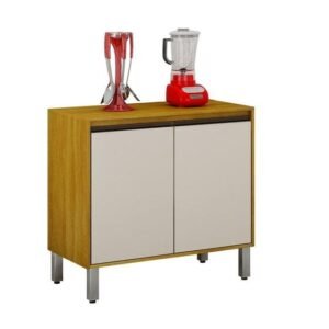 Balcão 2 Portas Eduarda Chf Móveis Cinamomo/off White