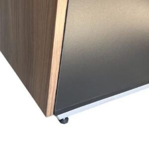 Armário Alto Semi-Aberto – 1,62×0,80×046 malaga/preto 40mm