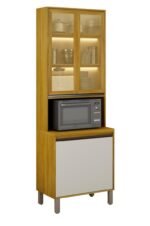 PANELEIRO CRISTALEIRA EDUARDA PLUS CINAMONO / OFF WHITE