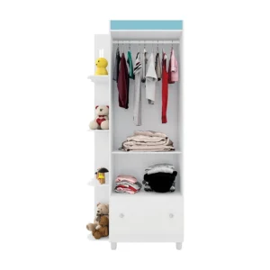 Guarda Roupa Quarto Infantil Gutti com 2 Portas e 1 Gaveta - Moveis Estrela