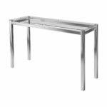 Aparador Cromado Com Vidro