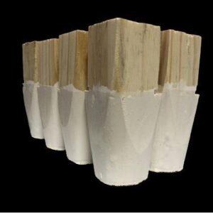 Pé Guarda Roupas 8 Unidades De Madeira C/Parafusos