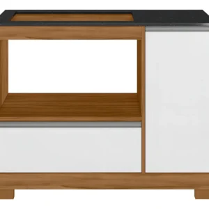 Balcão De Cozinha Notável Para Cooktop Nt 3050 Freijo Trend/Bco New