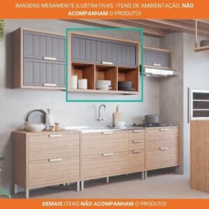 AEREO ESTELA 120CM IPT BASC NCH FREIJO/TITANIUM