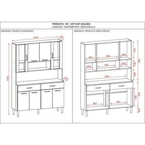 Kit Cozinha 8P Golden Nog Ofwt Rip