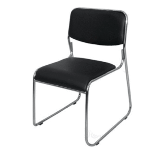 Cadeira Dakar Preto Cromo Pel-1114