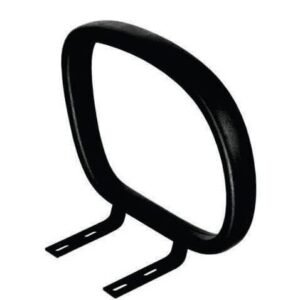 Cadeira Presidente Baixa Lisa  Braço Corsa  – Cor Preta – Martiflex