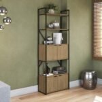 Estante Alta com 4 Portas industrial 2,02x0,72x0,33