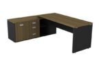 Mesa De Escritório Diretiva Com Armário Lado Direito 1,50×0,70M 40Mm